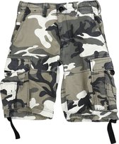 Short Cargo Urban Classics -3XL- Vintage Cargo Wit/ Grijs