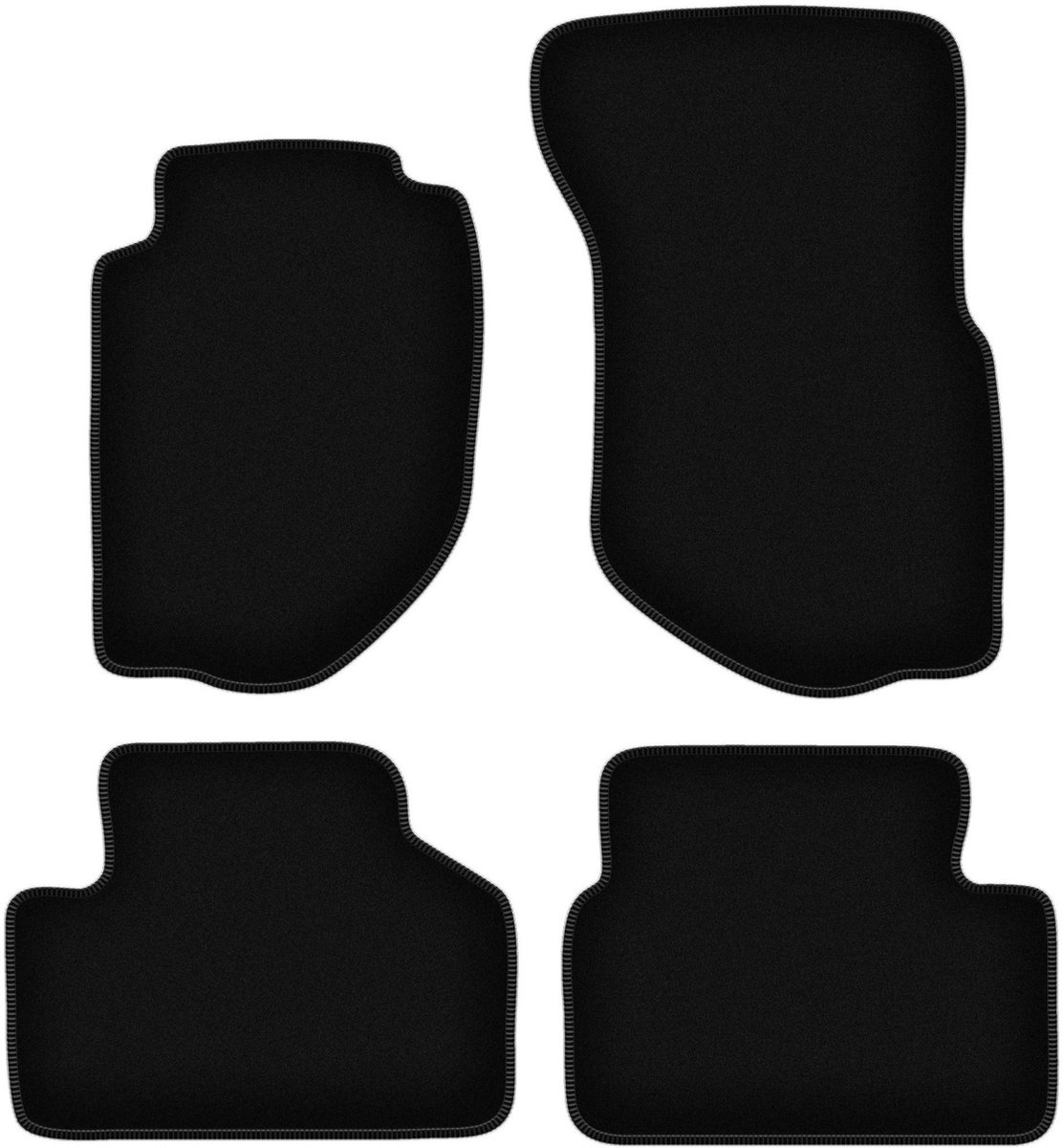 BASIC zwarte veloursmatten voor: Volvo V90 I stationwagen (1997-1998)