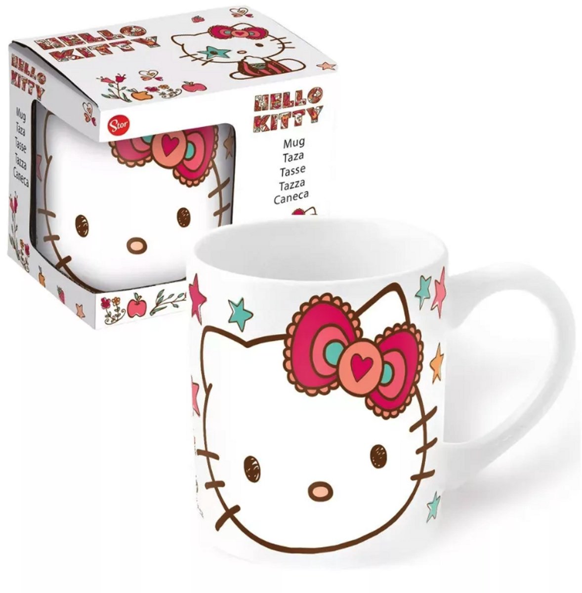 Hello Kitty porseleinen mok Stars