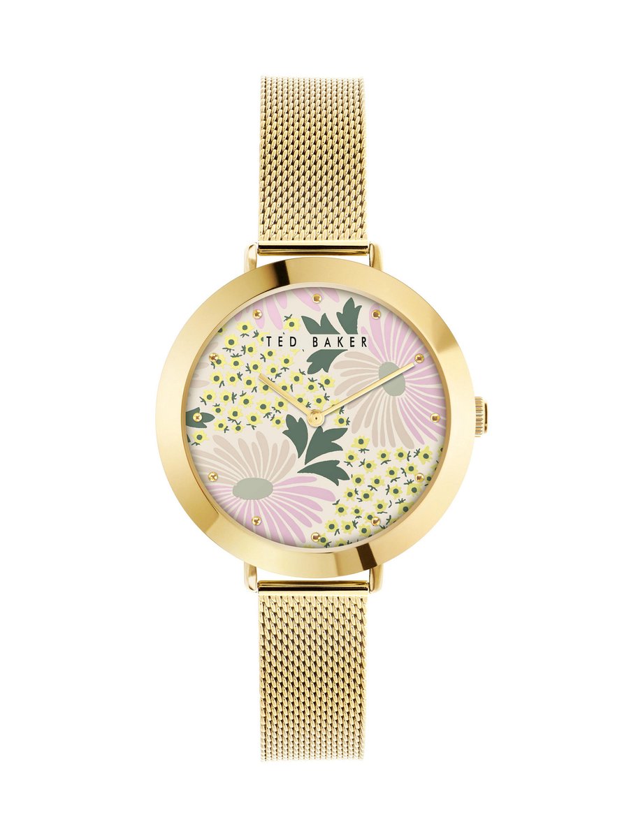 Ted Baker Ammy Fashion Tb Fashion Kwarts Analoog Horloge Gouden Toon Case: 100% Stainless Steel | Armband: 100% Stainless Steel 34 BKPAMS305W0