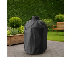 Universele Kamado BBQ Hoes 18 t/m 21 inch - Waterdichte Barbecue Beschermhoes - Big Green Egg Hoes Waterdicht - Onmisbaar Accessoire - Zwart Universele Kamado BBQ Hoes 18 t/m 21 inch - Waterdichte Barbecue Beschermhoes - Big Green Egg Hoes Waterdicht - Onmisbaar Accessoire - Zwart