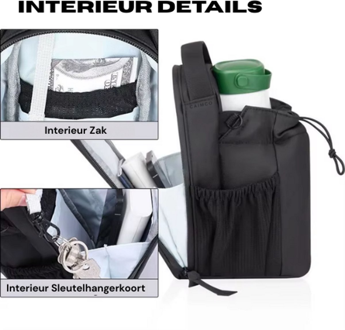 Benson Magnetische Mini Sporttas Berlijn: Compacte Unisex Sporttas & Heuptas met Neodymium Magneet - België