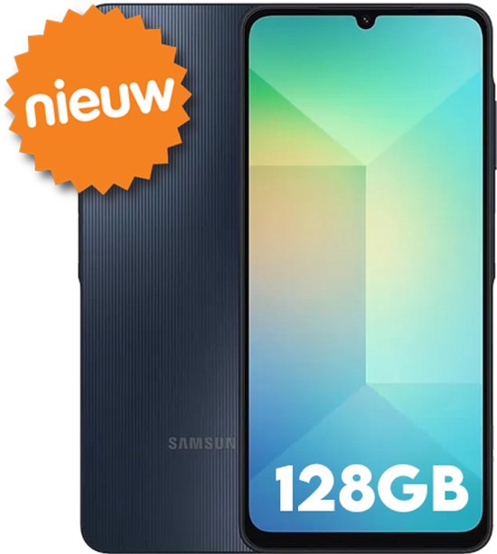Samsung Galaxy A06 - 128GB - Zwart | Krachtige Smartphone met Dual SIM