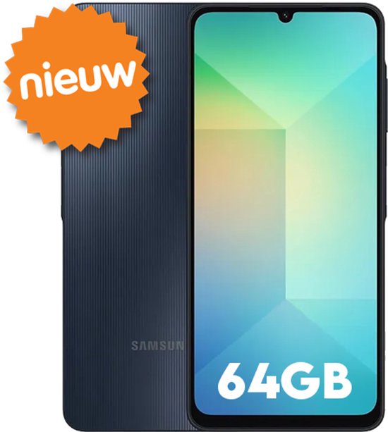 Samsung Galaxy A06 - 64GB - Zwart | Krachtige Smartphone met Dual SIM