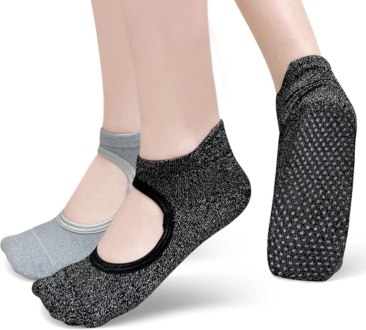 Lexium Pilates Sokken - Anti Slip Sokken - Pilates Sokken Antislip - Pilatessokken - Yoga Sokken