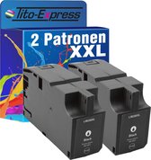 PlatinumSerie 2x cartridge alternatief voor Lexmark 200 XL Black