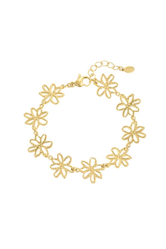 Bracelet Flower Party - doré