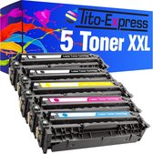 PlatinumSerie® 5 toner XL alternatief voor HP CC530A CC531A CC532A CC533A