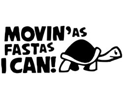 autosticker muursticker - Schildpadstickers voor auto's - 18*7CM - zwart - voor auto, vrachtwagen, SUV, raam, bumper, laptop, motor, decoratie - PET