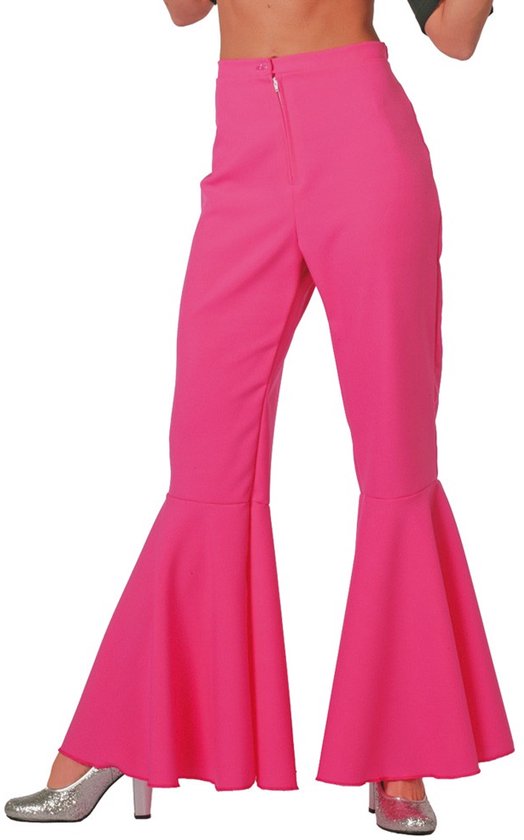 Pantalon hippie femme bi-stretch rose Taille 36