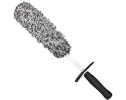 Auto Velgenborstel - Velgen Reinigingsborstel - 1 stuk - microvezel reinigingsborstel - velgenborstel zonder metalen deel - krasvrije aluminium velgborstel - bandenbel reinigingsborstel - bandenborstel - 42x8cm