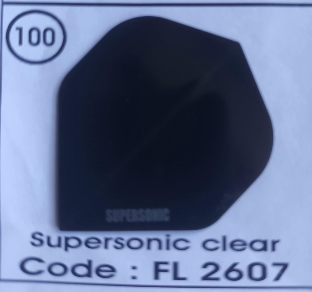 Dart Flights - 10 sets (30 stuks) - 100 micro - Supersonic - FL2607