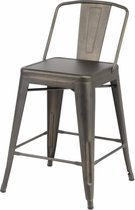 Duverger - Industry Gun bistro - Barstoelen - set van 4 - staal