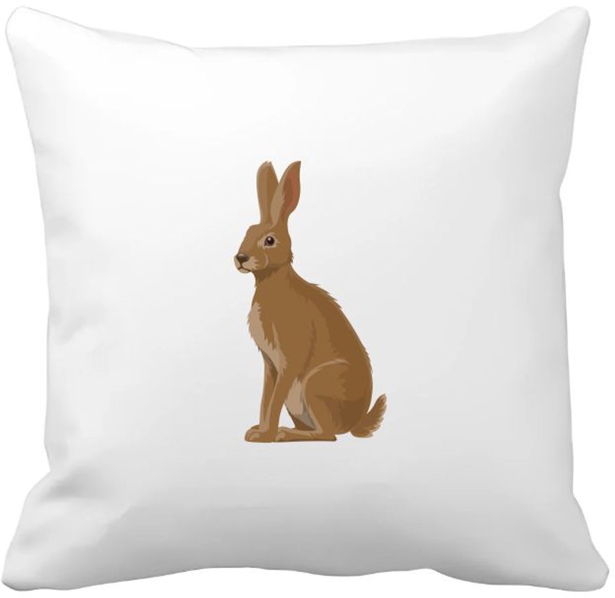 Akyol konijnen Kussen hoes - Konijn - dieren liefhebbers - knaagdieren - huisdieren - 40 bij 40 cm Multicolor