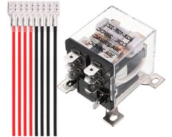 DC 12V spoel 30A relais DPDT 2NO 2NC 8-pins hoogvermogenrelais voor algemeen gebruik elektromagnetisch relais voor afstandsbediening automatisch regelsysteem