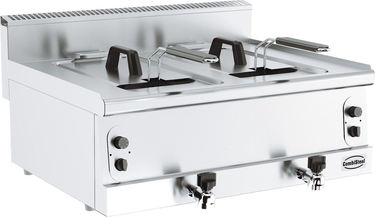Combisteel Base 600 Gasfriteuse 2X8L 7178.0085 - Horeca & Professioneel