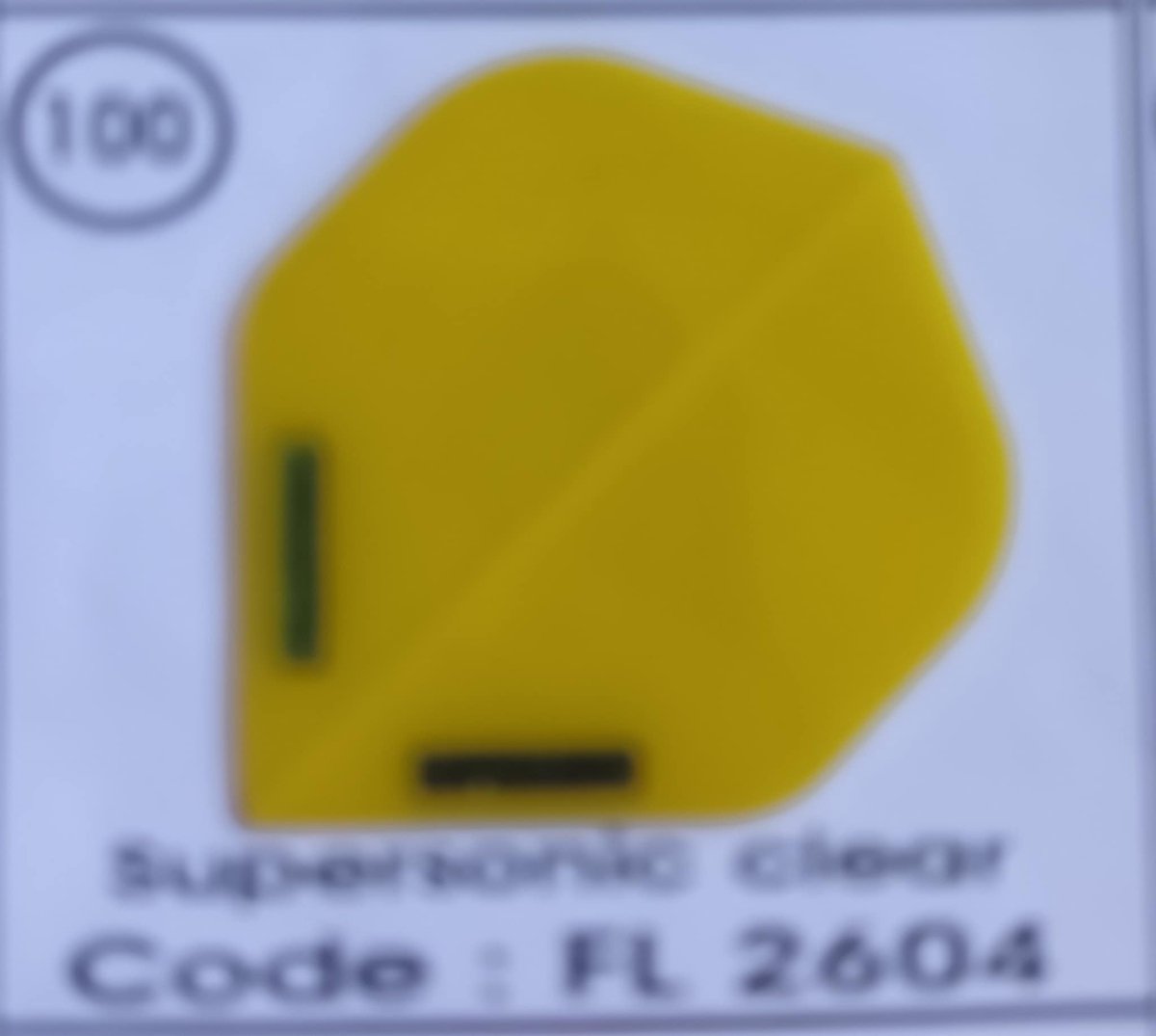 Dart Flights - 10 sets (30 stuks) - 100 micro - Supersonic - FL2604