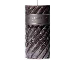 Geurkaars Swirl Arabian Nights 7.5x15cm donkergrijs