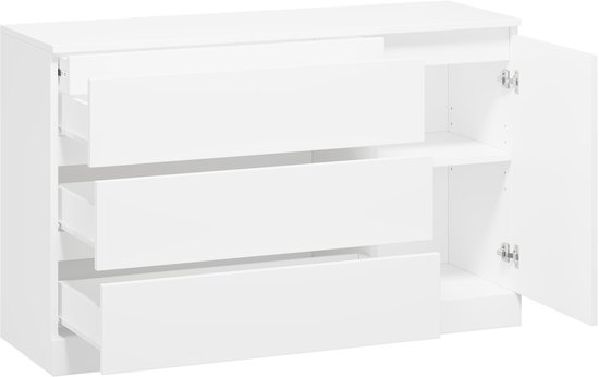 Pugsdrly Nachtkastje, ladekast, ladekast voor de slaapkamer en opbergkast voor