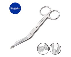 Zorghelden® Professionele verbandschaar - MDR Certificaat - Medische schaar - Verpleegkundige schaar - RVS - 14CM