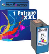 Set van 1x gerecyclede inkt cartridges voor Lexmark 29