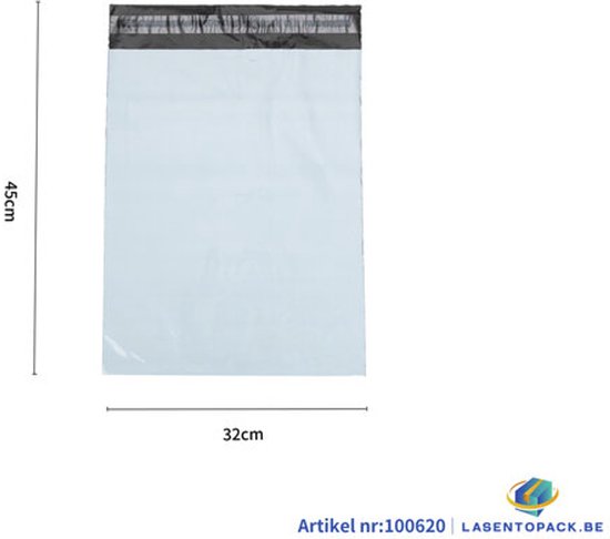 100x Verzendzakken Coex 320 mm x 450 mm A3