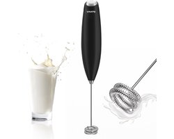Elektrische Melkopschuimer voor Koffie, Latte, en Cappuccino - Draadloos en Batterijvoeding