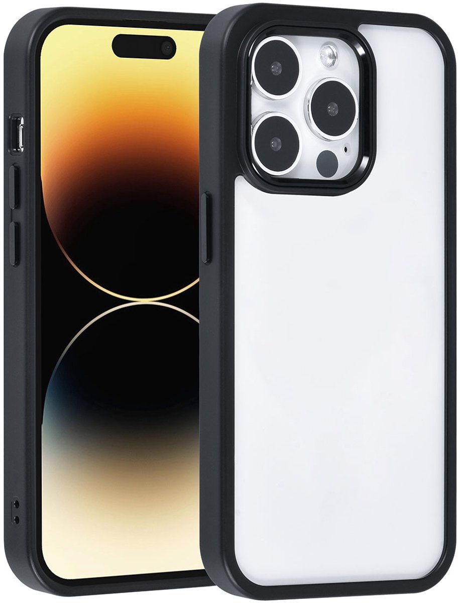 UNIQ Accessory iPhone 14 Pro Backcover hoesje - Zwart