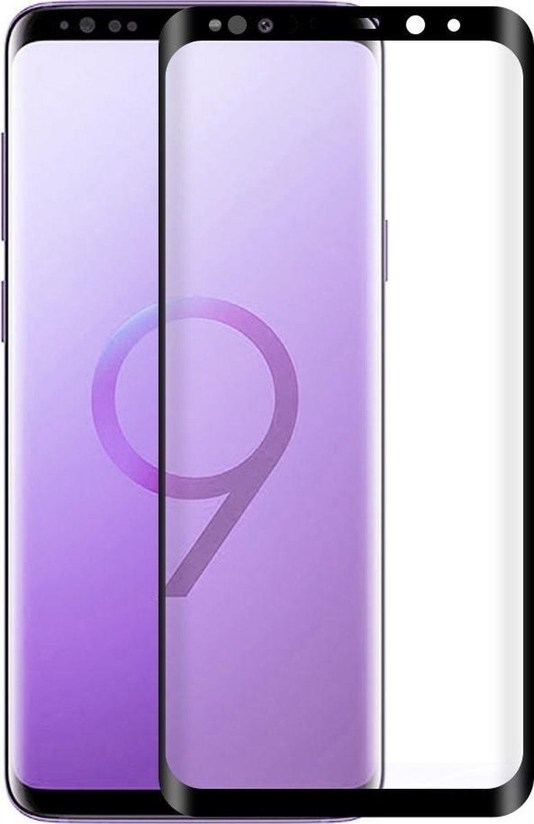 Screenprotector voor geschikt voor Samsung Galaxy S9, full screen tempered glass