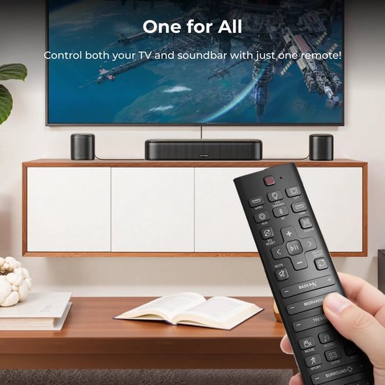 Soundbar - 7.1ch - Soundbar met Subwoofer - Soundbar voor TV - Smart App Control - 350W - Bluetooth TV Soundbar - Home Cinema Geluid - Zwart van Merkloos — afbeelding 3