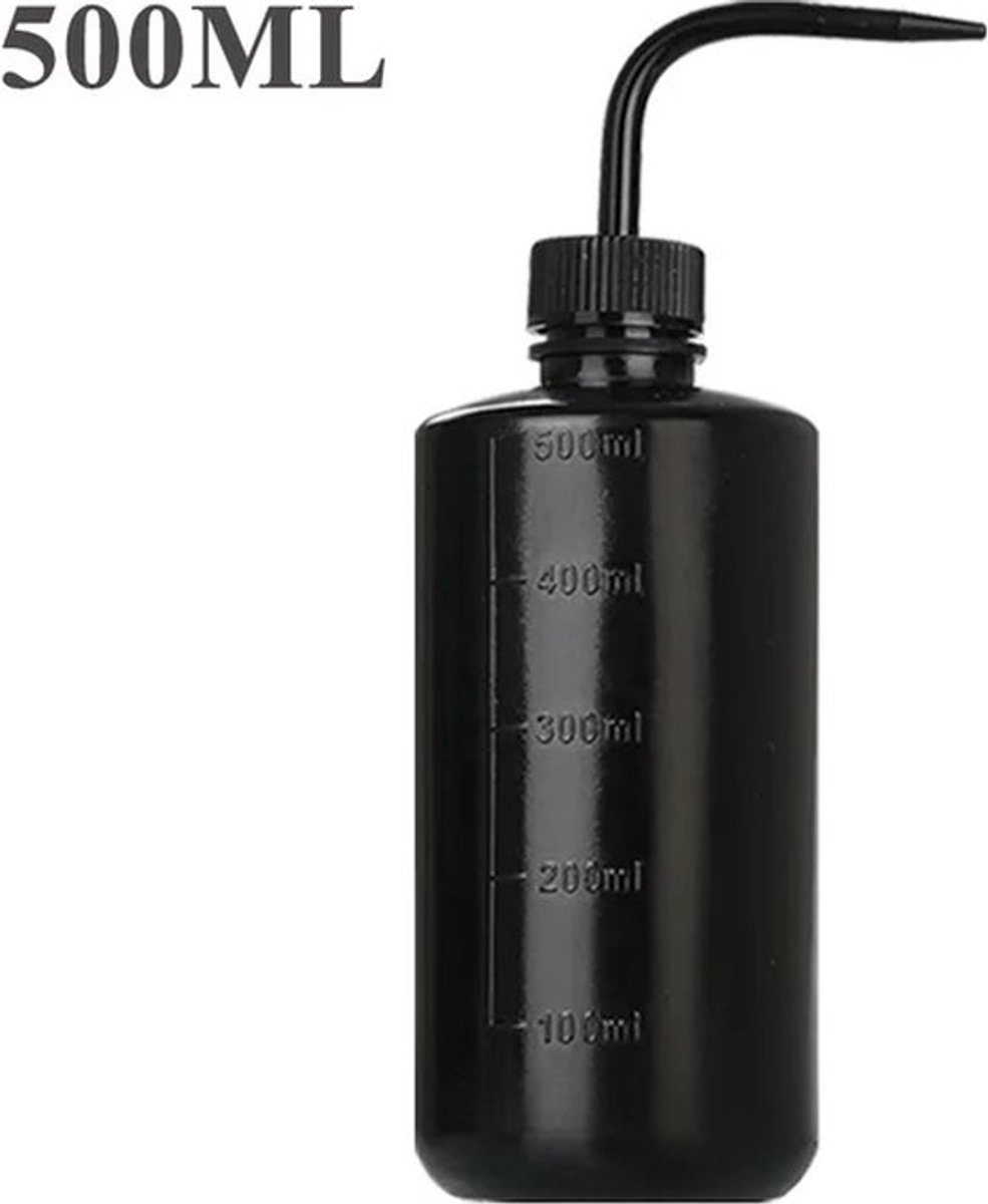 Knijpfles zwart 500ml