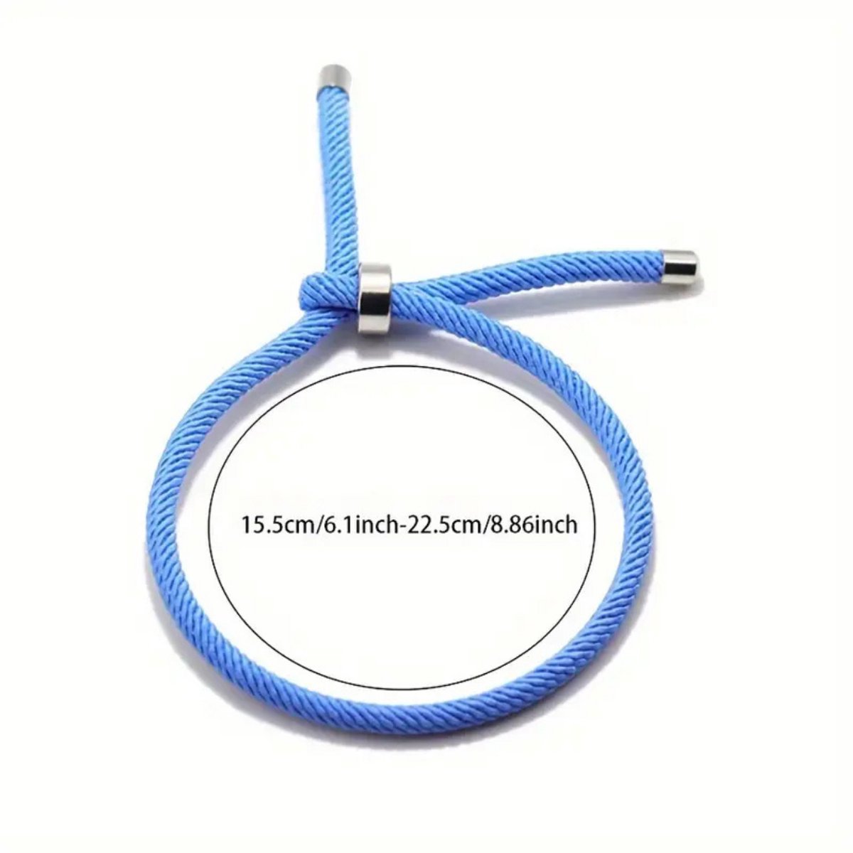 Bovista Armband - Staal - Nep Zilver - Dames - Koningsblauw