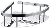 Étagère de salle de bain - Étagère d'angle pour salle de bain - Étagère de salle de bain - Étagère murale - Étagère de douche - Porte- Shampooing - Vis incluses - Étagère de salle de bain - Driehoek - Acier inoxydable - Argent - 22*7 cm