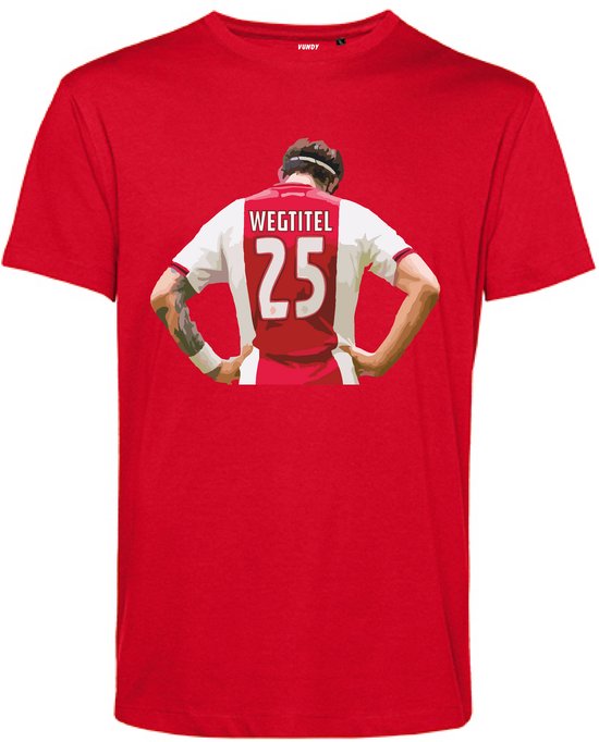 T-shirt Wegtitel | Eindhoven | Shirt Kampioen | Geen officieel PSV Artikel | Rood | maat L