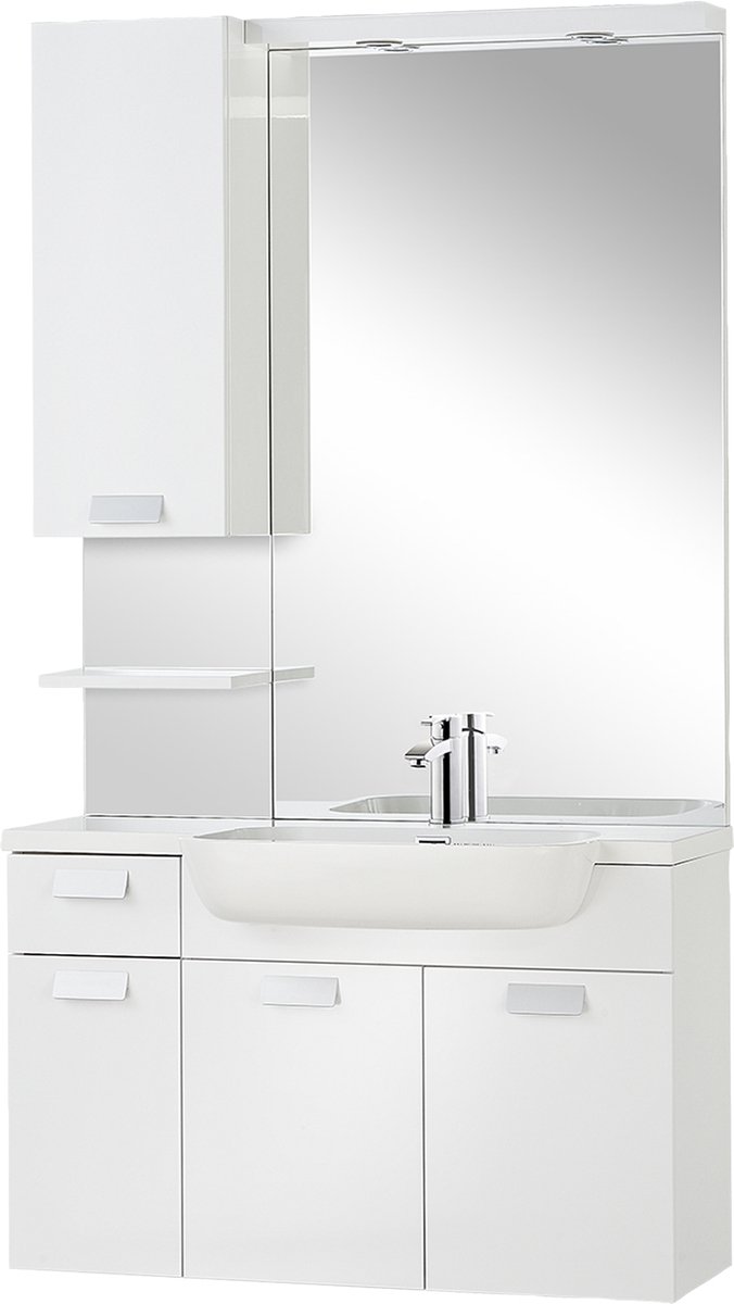 Differnz Fabulous Badkamermeubel - 100 cm - Wit