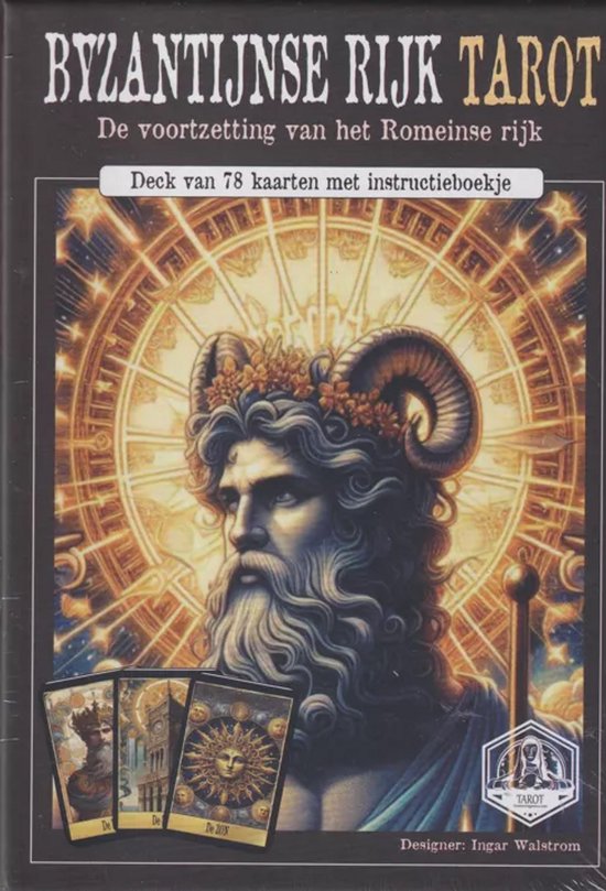 Byzantijnse Rijk Tarot - De voortzetting van het Romeinse rijk - Deck van 78 tarotkaarten met instructieboek
