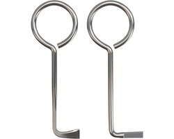 Professionele Lock Pick Tool Set - Hoofdsleutel - Opent bijna elke deur - Universele sleutel voor kamerdeuren - Slotenmaker Deuropener Sleutel - Voor Master Lock Picks - 2 Stuks