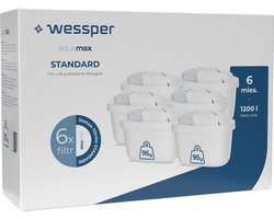 Waterfilter voor Brita Maxtra Waterzuivering Kraanwater - Water Filter Patronen - Waterontharder - Waterontkalker - 6 stuks
