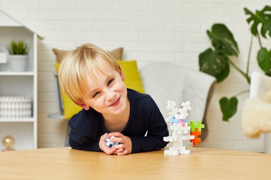 Plus-Plus BIG Tube konijn 15 delige bouwset - 3443 - Bouwspeelgoed - Constructiespeelgoed - Set met bouwstenen - Vanaf 1 jaar van Plus-Plus — afbeelding 4