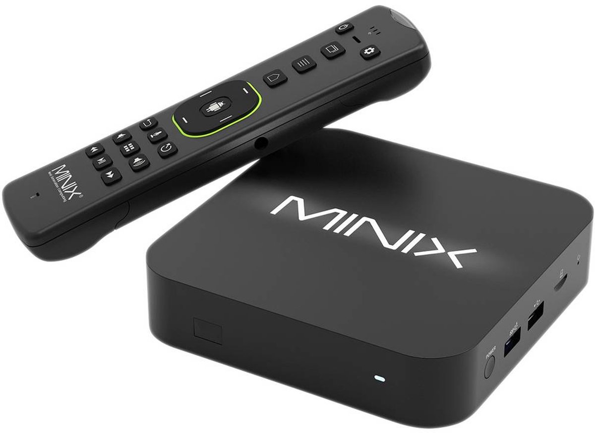 MINIX U8K-Ultra 8K Android-mediaspeler, 8 GB RAM, 128 GB opslagruimte, Android AOSP 11, WiFi 6, Bluetooth 5.2, AI-beeldkwaliteitsverbetering en AI-resolutie-upscaling, Dolby Vision