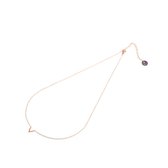 Go Dutch label ´V´ ketting N7073-2 Goud