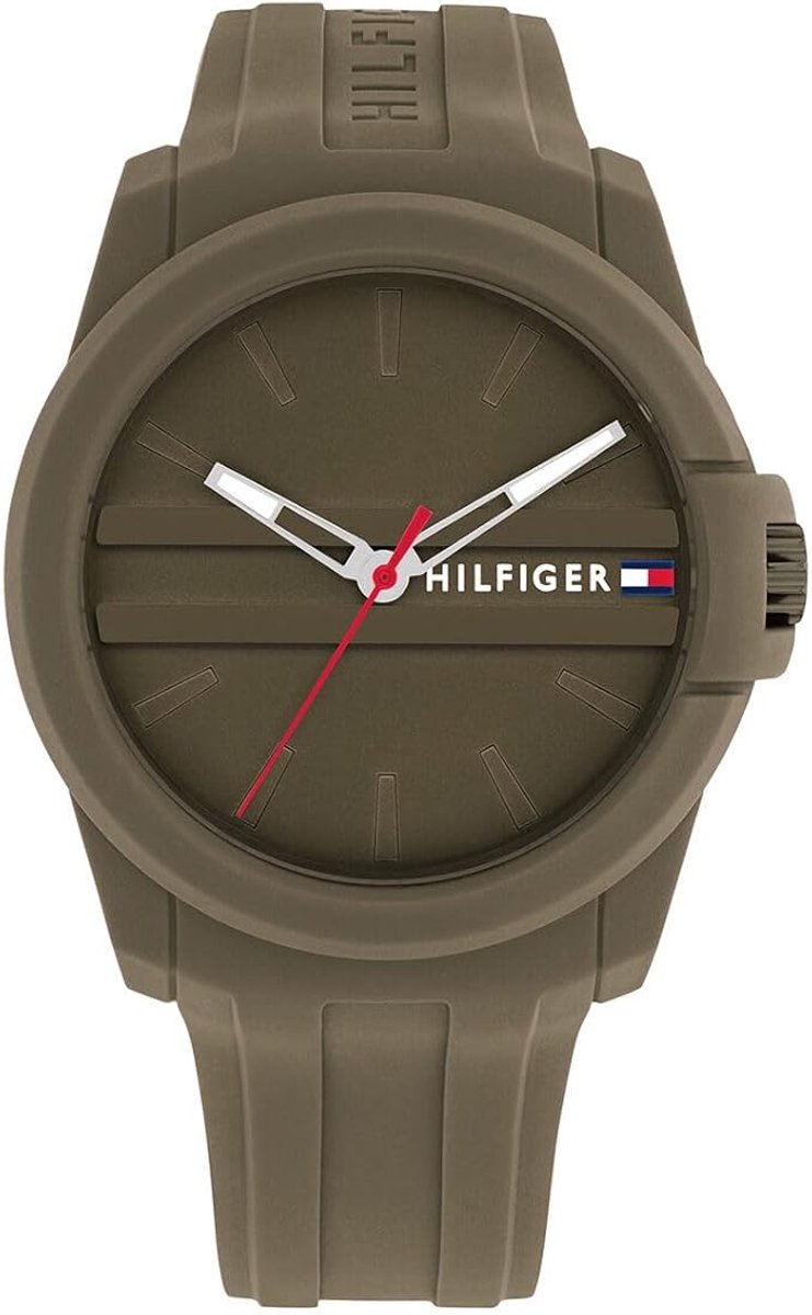 Tommy Hilfiger Austin 1710599 Horloge - Siliconen - Groen - Ø 43 mm