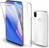 Ntech Huawei P Smart Z / Y7 Prime (2019) Dual TPU Case hoesje 360° Cover 2 in 1 Case ( Voor en Achter) Transparant
