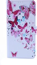 Ntech Vlinder Fashion Portemonnee | Boek Hoesje - Samsung Galaxy A10