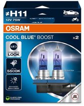 Set H11 Osram Cool Blue BOOST 12 V 75 W 5 500 K