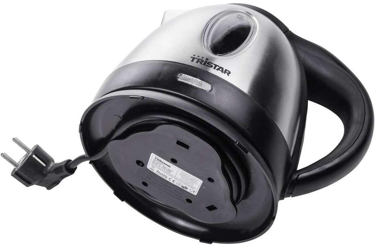 Tristar Waterkoker WK-1323 - 1.2 liter - met Oververhittingsbeveiliging en Droogkookbeveiliging - met Filtersysteem - RVS — afbeelding 7