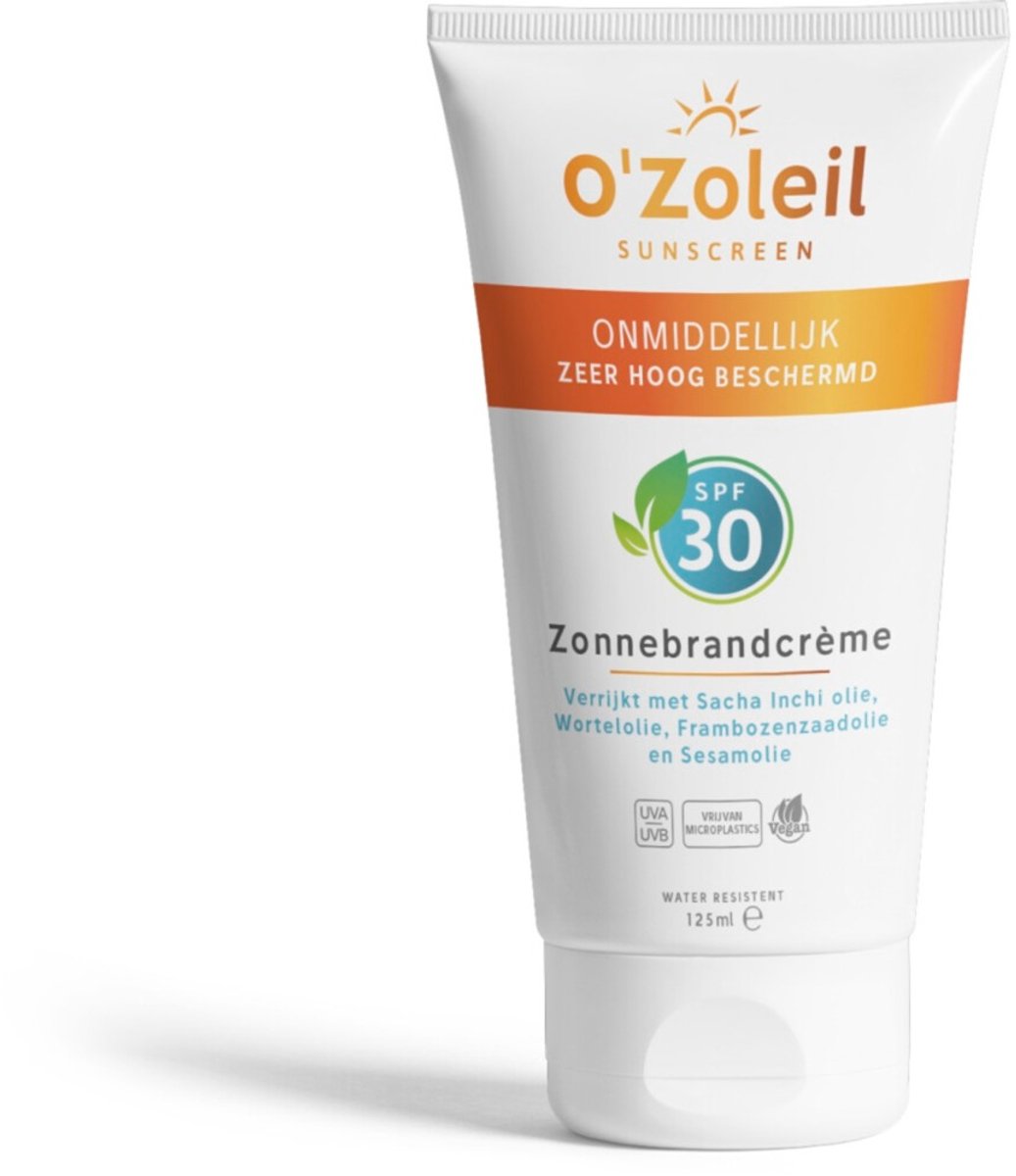 O'Zoleil Zonnebrandcrème Lichaam SPF 30 - 2 x 125 ml - Voordeelverpakking