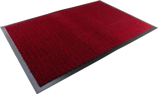 Indoor Deurmat, Voorzijde Achterdeur Mat Rubber Achterkant Antislip Deurmatten 20 x31.5 Absorberend Resist Dirt Entrance Deurmat Binnenvloer Matten voor Entryway Machine Wasbaar Laag Profiel (Grijs
