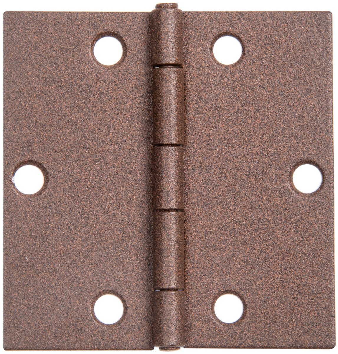 Alberts 822422 DURAVIS® vierkant scharnier, roestbruin duplex gecoat, afmetingen 60 x 60 x 1 mm, set van 20