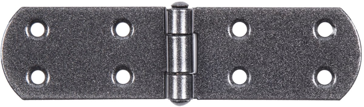 Alberts 822613 DURAVIS® kistscharnier, met geklonken pen, zwart diamant duplex gecoat, afmetingen 135 x 35 x 2 mm, set van 20